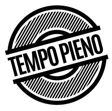 full time black stamp