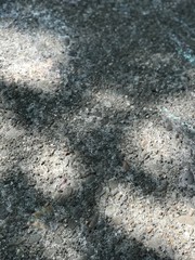 shadows on rock