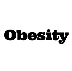 obesity stamp on white