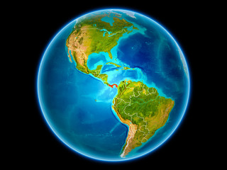 Panama on Earth from space