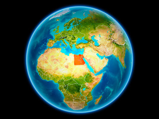 Egypt on Earth from space