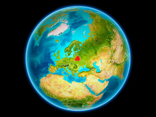 Belarus on Earth from space