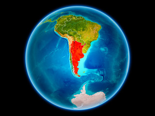 Argentina on Earth from space