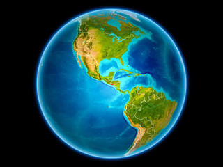 El Salvador on Earth from space