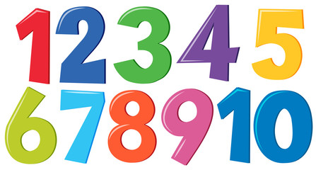 Set of colorful numbers