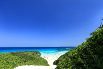 宮古島のビーチ(砂山ビーチ)