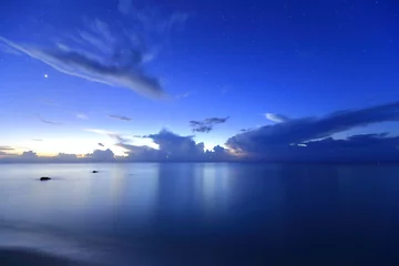 Photo sur Plexiglas Bleu foncé 下地島の景色(日没後の17END)