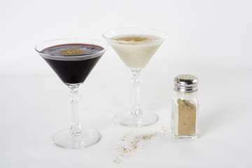 Display of rice with milk, arroz con leche, and other Peruvian desserts