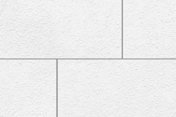 Fototapeta premium White stone tile floor pattern and seamless background