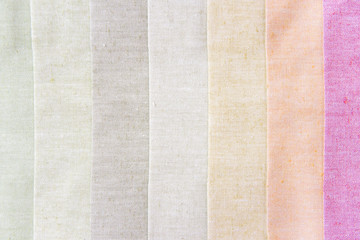 Fototapeta premium Rolls of fabric and textiles in a shop or store