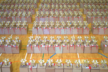 山鹿灯篭まつりで使用される灯篭