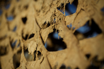 alambrado con lamas naturaleza 