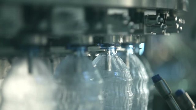 Production of clean water bottles