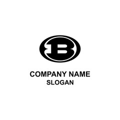 B letter initial logo.