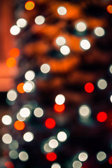 Obraz premium defocused bokeh lights