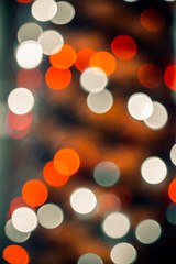 defocused bokeh lights