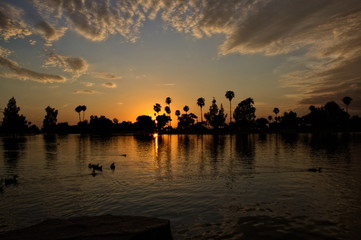 Sunset at the Lake