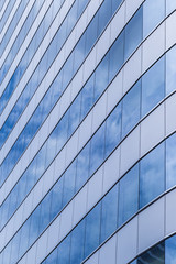 Fototapeta na wymiar office building window glass use for