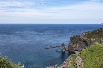 水平線と岬