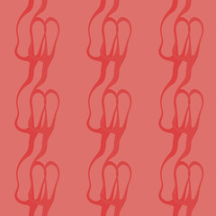Fototapeta premium Seamless pattern background of multicolored lines with scribbler.