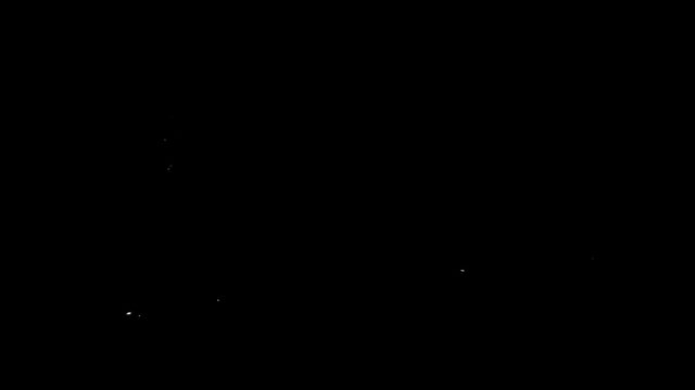 Big firework during night.