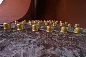 The ancient Chinese buildings