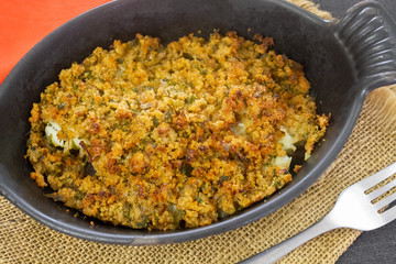 crumble de cabillaud