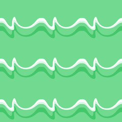 Seamless pattern background with multi-colored wavy lines.