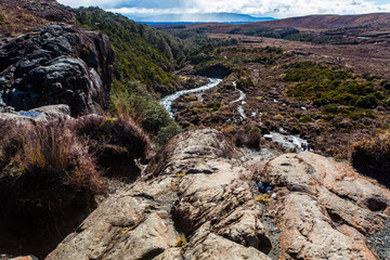 Obraz premium Taranaki Falls - Tongariro National Park 