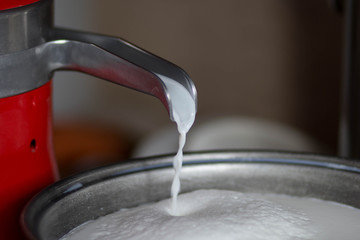 Clarification, skimming,  milk separation from fat