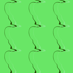 Seamless pattern background with multi-colored wavy lines.