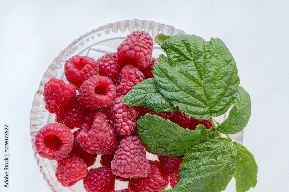 Wall mural Raspberries