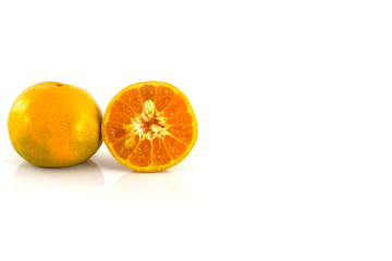 Pink clothes brush on white background