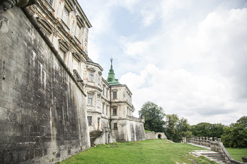 Lawn near the old castle