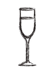 cup with beverage icon vector illustration design