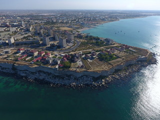 Fototapeta premium Aktau city, the Caspian Sea