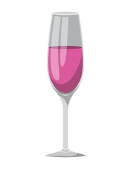 cup with beverage icon vector illustration design
