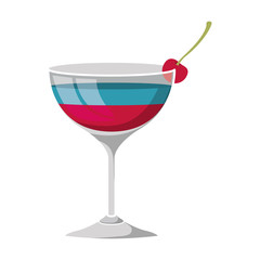 cup cocktail drink icon vector illustration design
