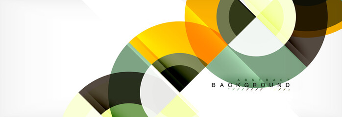 Fototapeta premium Vector circular abstract background