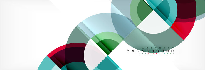 Fototapeta premium Wektorowy okręgu abstrakta tło