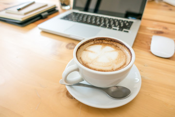 Business office table. Selective focus.