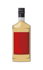 alcoholic beverage bottle icon vector illustration design
