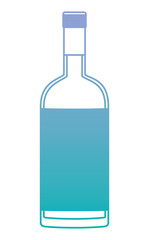 alcoholic beverage bottle icon vector illustration design