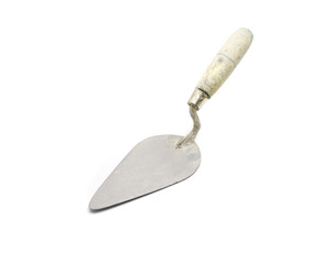 Scraper of house renovation tools on white background