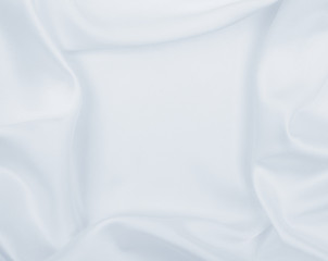 Fototapeta premium Smooth elegant grey silk or satin luxury cloth as wedding background. Luxurious background design