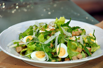 fresh green salad