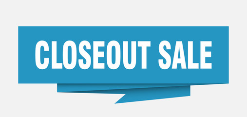 closeout sale