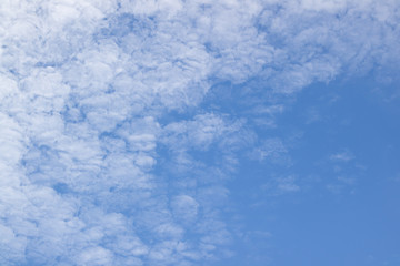 Beautiful sky and strange clouds