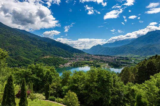 Levico Terme and the Lake (Lago di Levico) - Trentino Italy