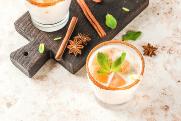 Iced tea or chai masala